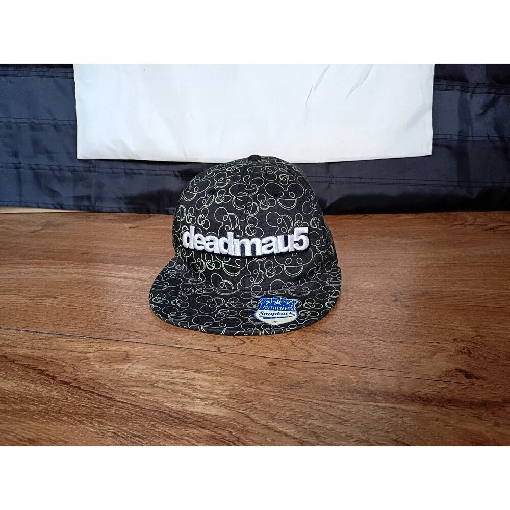 Deadmau5 Authentic Snapback Hat Black/Green